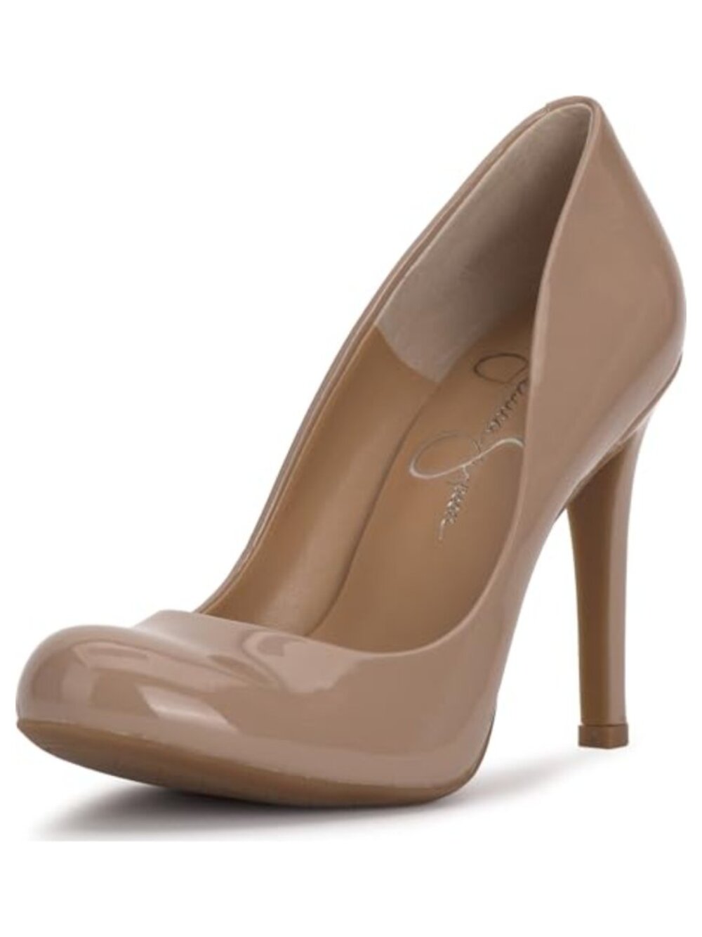 Faux Leather Almond Toe Stiletto Pump Heels for Office Party